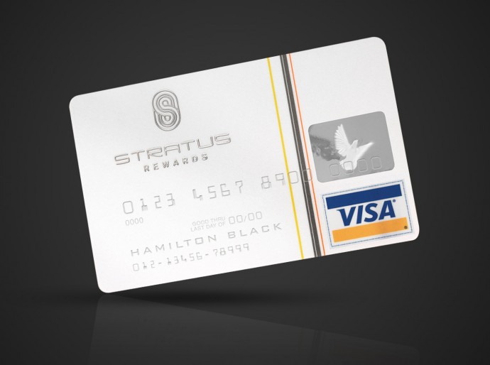 Thẻ đen Stratus Rewards VISA Card